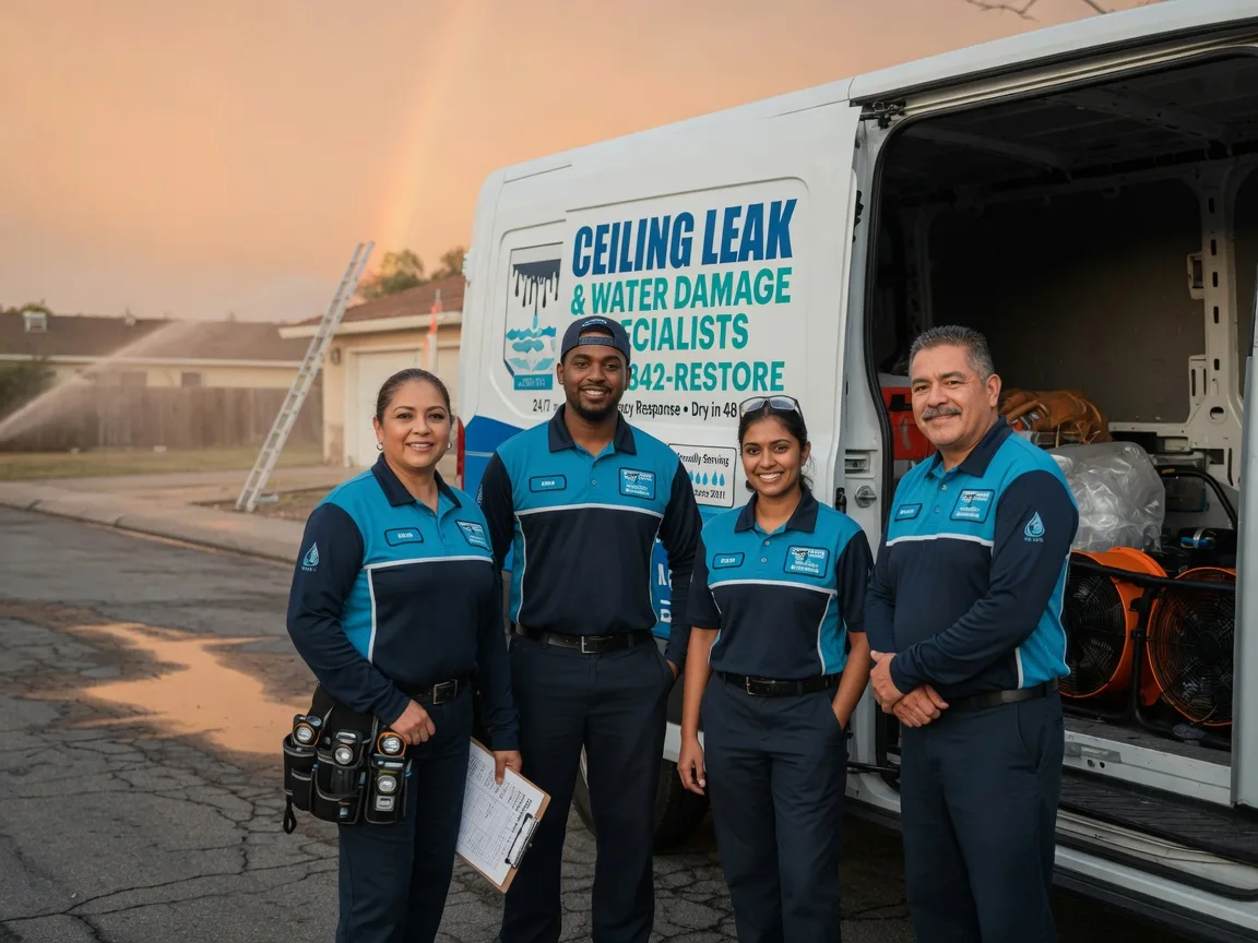Ceiling Leak Cleanup company in Duke Center, PA