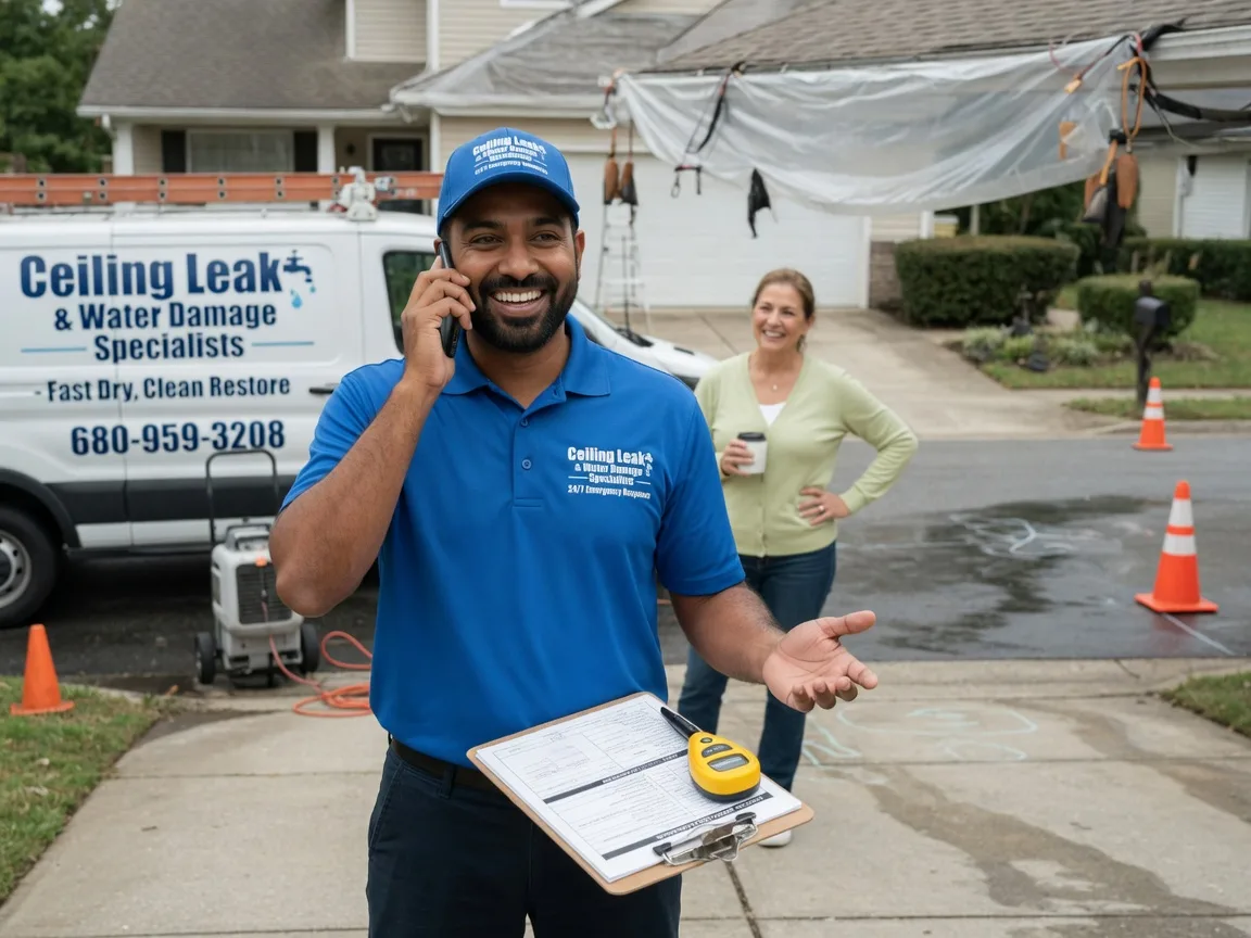 Ceiling Leak Cleanup Duke Center, PA FAQs